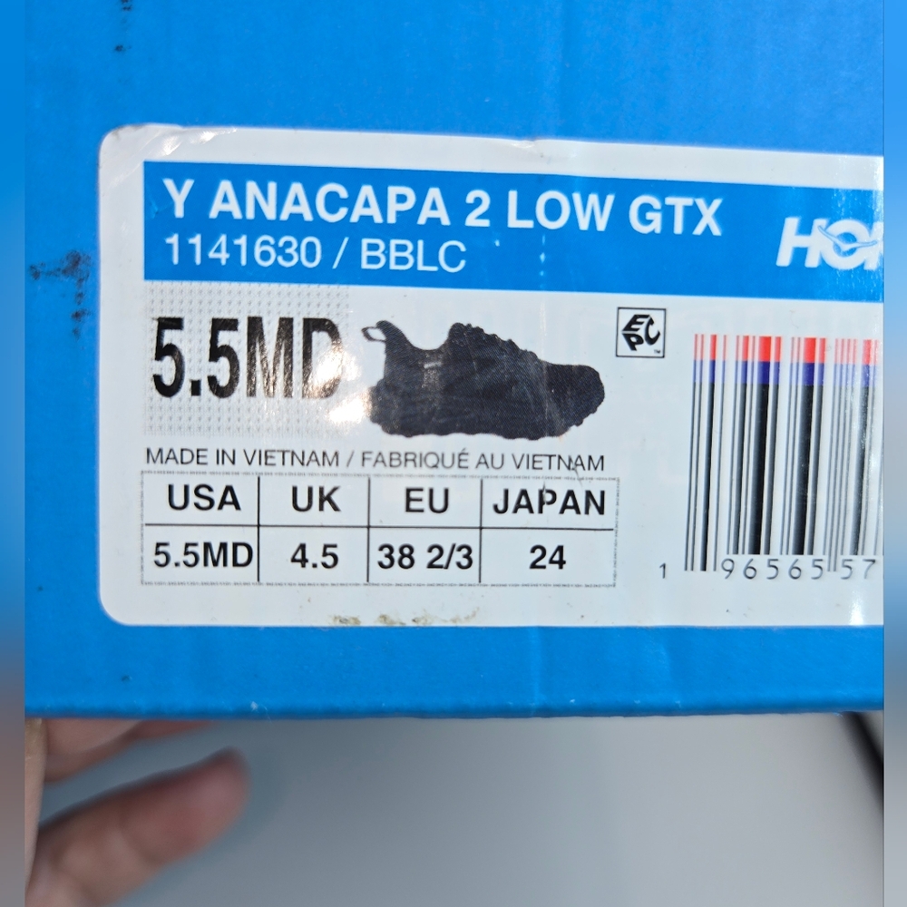 Hoka Anacapa 2 Low GTX Shoes With Box